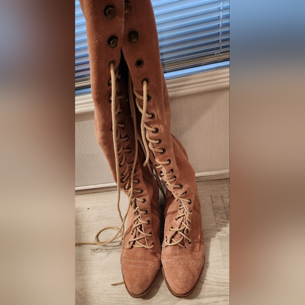 GUC FreePeople Over Knee Boots  MSRP$200+